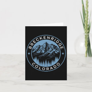 Breckenridge Co Hiking Camping Tourist Ski Gift  Card