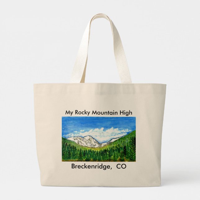 Breckenridge CO Tote Bag The MUSEUM Zazzle Gifts (Back)