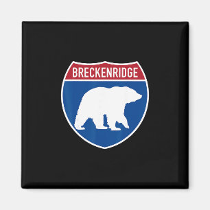 Breckenridge Colorado Bear Co Highway Interstate S Magnet
