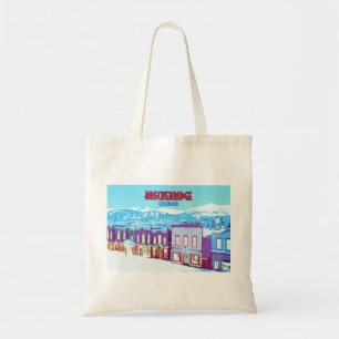 Breckenridge Colorado Downtown Mountains Tote Bag