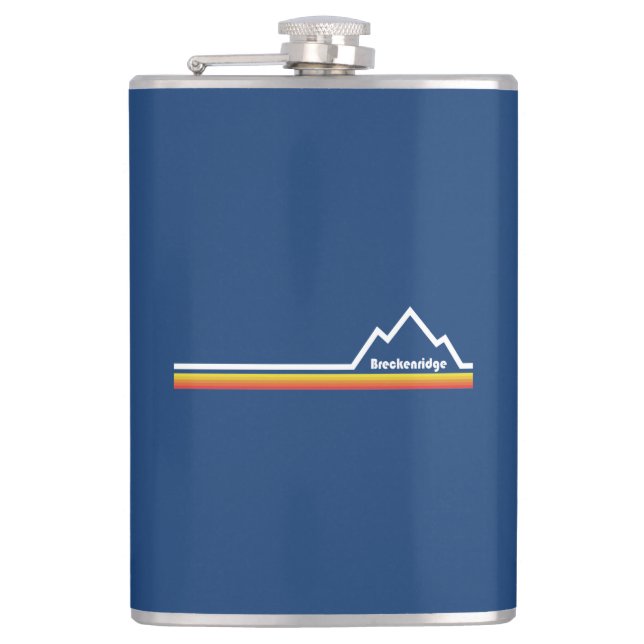 Breckenridge, Colorado Hip Flask (Front)