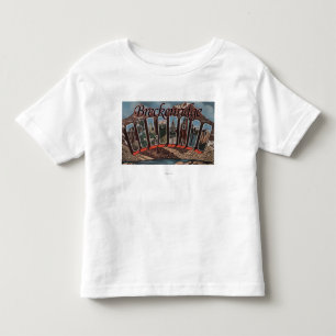 Breckenridge, Colorado - Large Letter Scenes Toddler T-Shirt