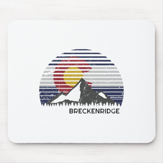 Breckenridge Colorado Mountain Top  Mouse Pad (Front)