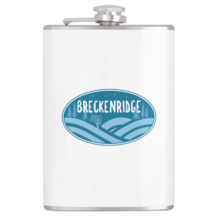 Breckenridge Colorado Outdoors Hip Flask