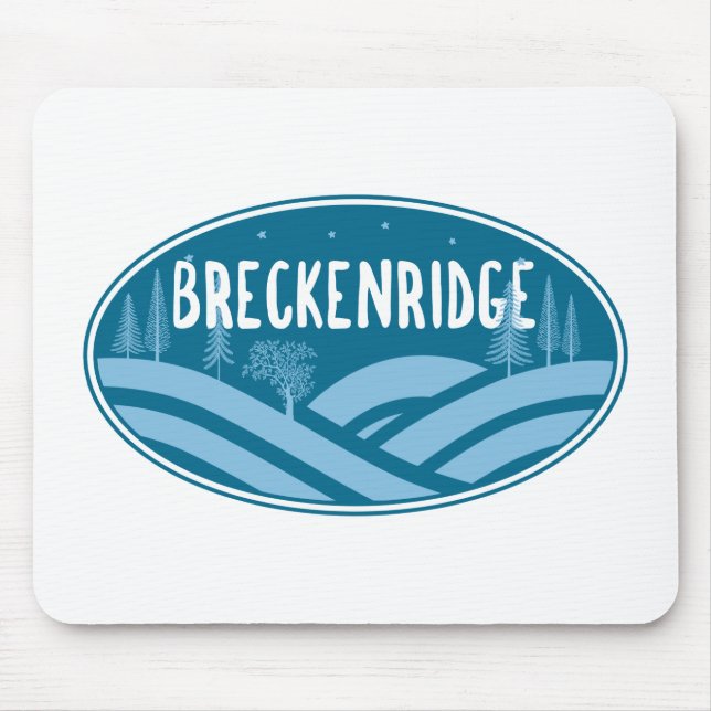 Breckenridge Colorado Outdoors Mouse Pad (Front)