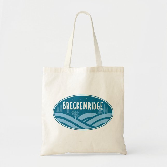 Breckenridge Colorado Outdoors Tote Bag (Front)
