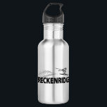 Breckenridge Colorado Ski Jumper 532 Ml Water Bottle<br><div class="desc">Breckenridge,  Colorado is a mountain town that known for its amazing ski resort,  stunning mountain scenery,  and endless recreation. This great vintage design has a retro look.</div>