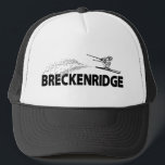 Breckenridge Colorado Ski Jumper Trucker Hat<br><div class="desc">Breckenridge,  Colorado is a mountain town that known for its amazing ski resort,  stunning mountain scenery,  and endless recreation. This great vintage design has a retro look.</div>