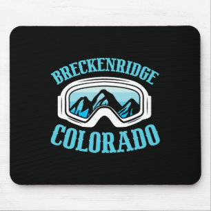 Breckenridge Colorado Ski Mountain Skiing Skier Mouse Pad
