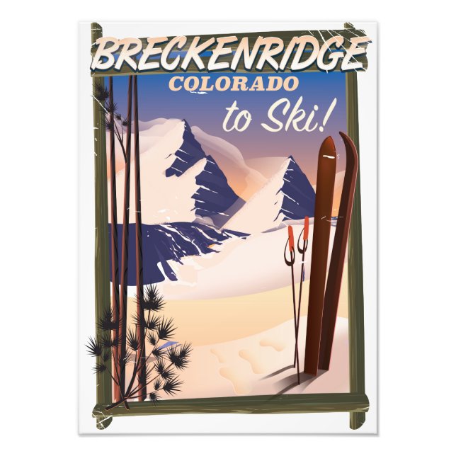Breckenridge, Colorado ski poster (Front)