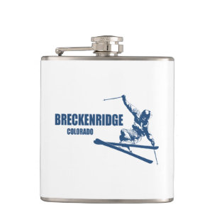 Breckenridge Colorado Skier Hip Flask