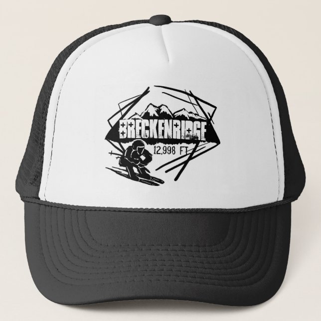 Breckenridge Colorado skiing elevation hat (Front)