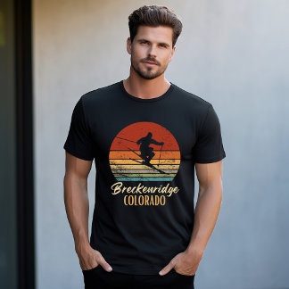Breckenridge Colorado Skiing Vintage Mountain Ski T-Shirt