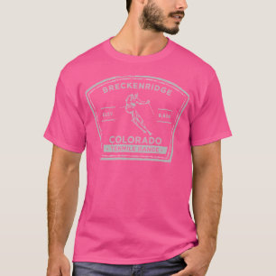 Breckenridge Colorado Snow Skiing Shirt Baseball