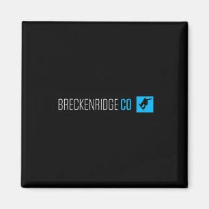 Breckenridge Colorado Snowboard Box Type Magnet
