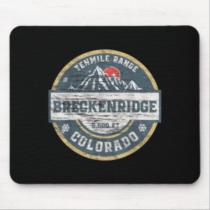 Breckenridge colorado tenmile range rocky mountain mouse pad