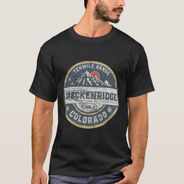 Breckenridge Colorado Tenmile Range Rocky Mountain T-Shirt (Front)