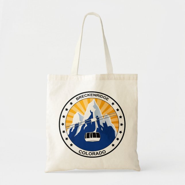 Breckenridge Colorado Tote Bag (Front)