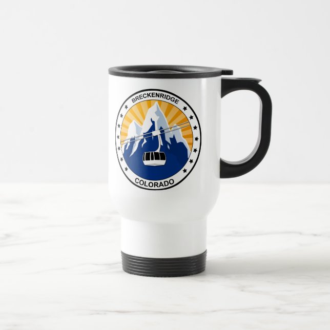 Breckenridge Colorado Travel Mug (Right)
