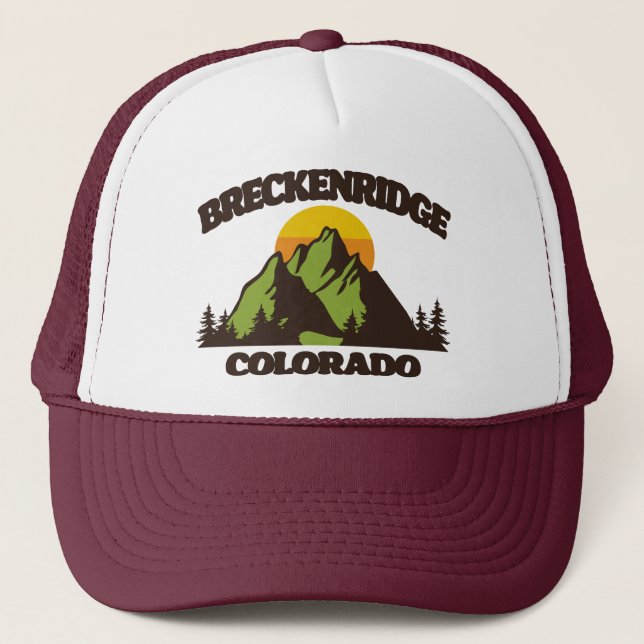 Breckenridge,Colorado Trucker Hat (Front)