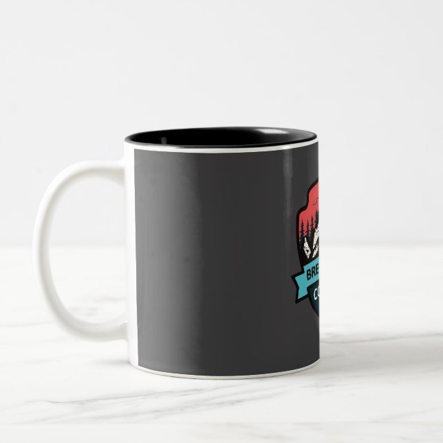Breckenridge colorado  Two-Tone coffee mug (Left)