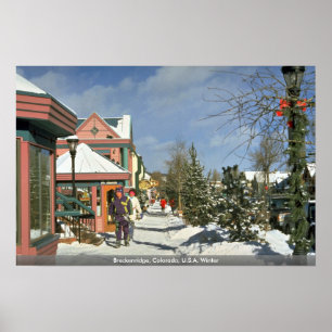 Breckenridge, Colorado, U.S.A. Winter Poster