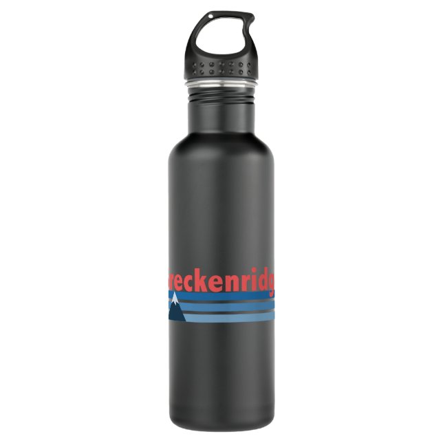 Breckenridge, Colorado - Unisex Breck Hoodie  710 Ml Water Bottle (Front)