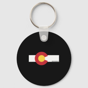 Breckenridge Colorado X Co Flag Key Ring