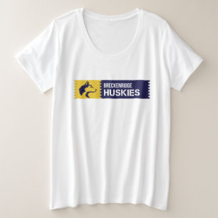 Breckenridge Huskies #6 Plus Size T-Shirt