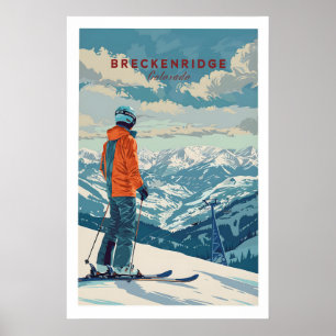 Breckenridge Travel Poster - Colorado 1