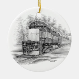 Brecksville Station Train (CVNP) Ceramic Tree Decoration