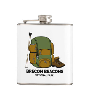 Brecon Beacons National Park Backpack Hip Flask