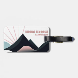 Brecon Beacons National Park Coloured Hills Luggage Tag