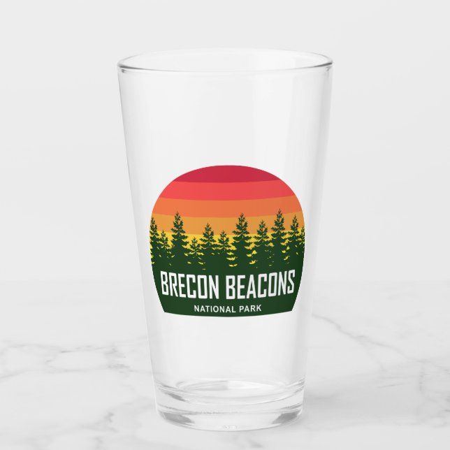 Brecon Beacons National Park Glass (Front)
