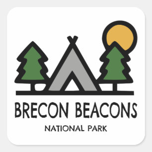 Brecon Beacons National Park Square Sticker