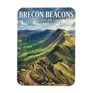 Brecon Beacons Wales Magnet