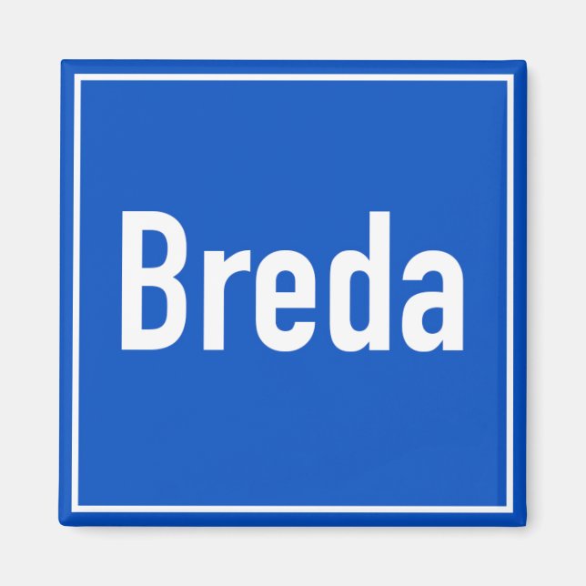 Breda Magnet | Netherlands | Holland | 076 (Front)