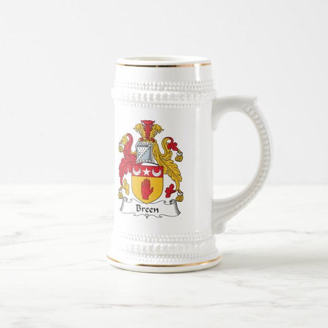 Breen Family Crest Beer Stein (Right)
