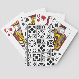 Breeze-block playing cards