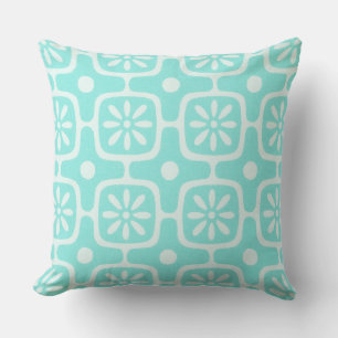 breeze block style retro pattern cushion