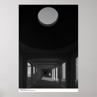 Breezeway, Dome and Small Figure, February, 1967 Poster