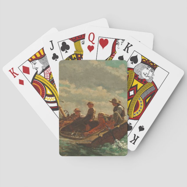 Breezing Up (A Fair Wind) 1873-76 Playing Cards (Back)
