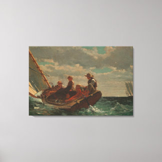 Breezing Up (A Fair Wind) by Winslow Homer Canvas Print