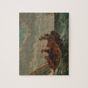 Breezing Up (A Fair Wind) by Winslow Homer Jigsaw Puzzle