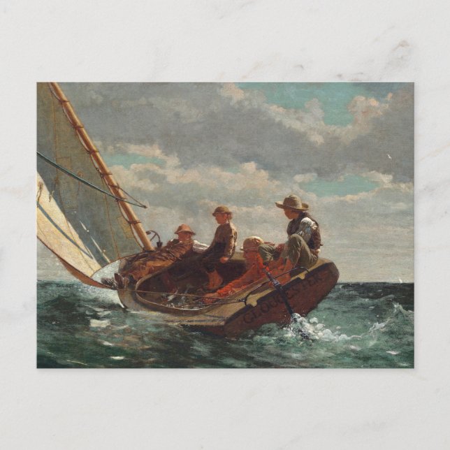 Breezing Up (A Fair Wind) | Winslow Homer Postcard (Front)