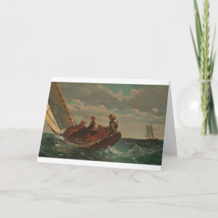 Breezing Up Winslow Homer Card