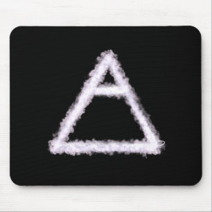 Breezy Air Element Alchemy Symbol Mouse Pad