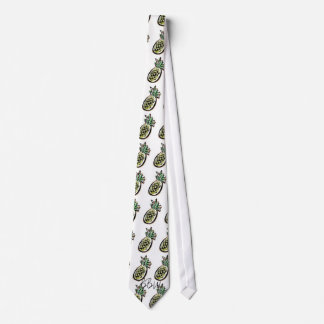 Breezy Beach Wear Aloha Pineapple Neck Tie