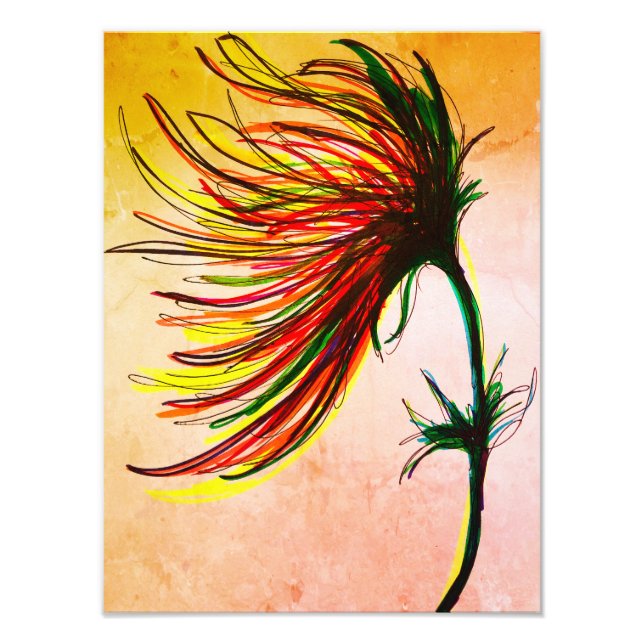 Breezy Floral Photo Print (Front)