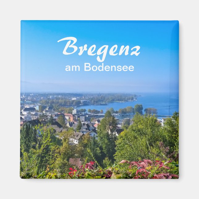 Bregenz am Bodensee in Austria Magnet (Front)